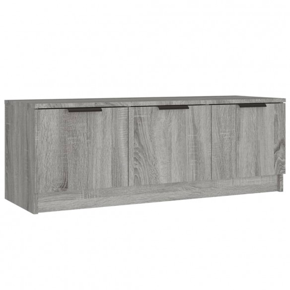 Meuble TV Sonoma gris 102x35x36,5 cm Bois d'ingénierie