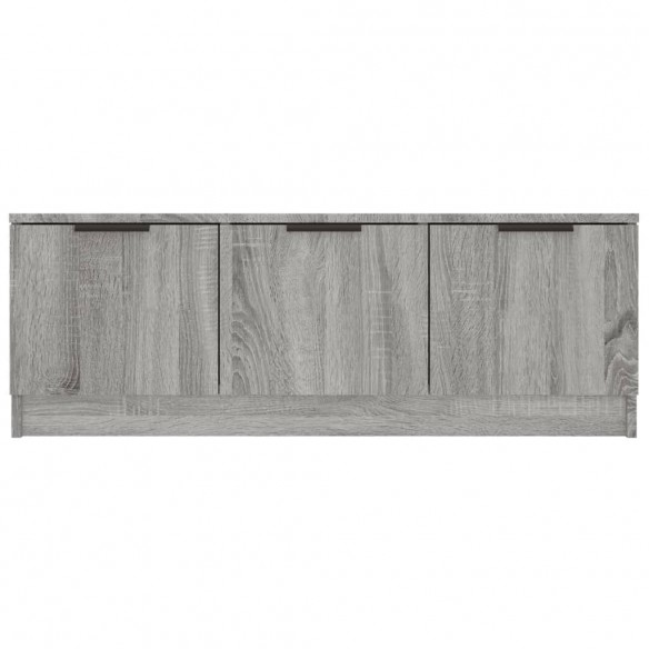 Meuble TV Sonoma gris 102x35x36,5 cm Bois d'ingénierie