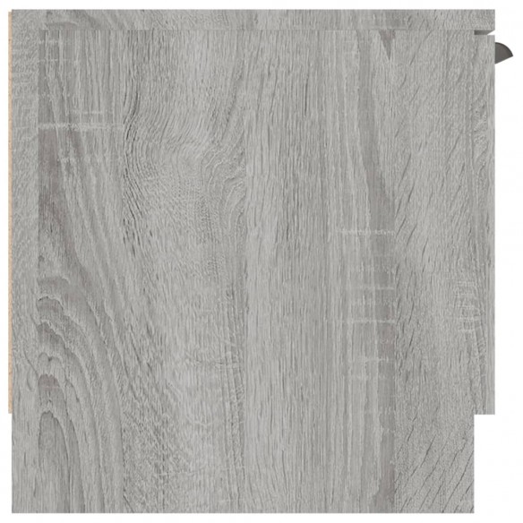 Meuble TV Sonoma gris 102x35x36,5 cm Bois d'ingénierie