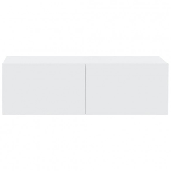 Meubles TV 2 pcs Blanc 100x30x30 cm Bois d'ingénierie