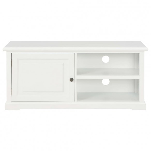 Meuble TV Blanc 90 x 30 x 40 cm Bois