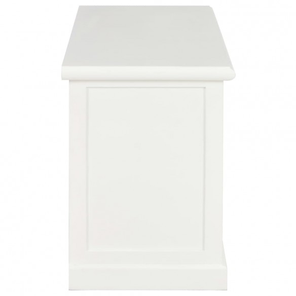 Meuble TV Blanc 90 x 30 x 40 cm Bois