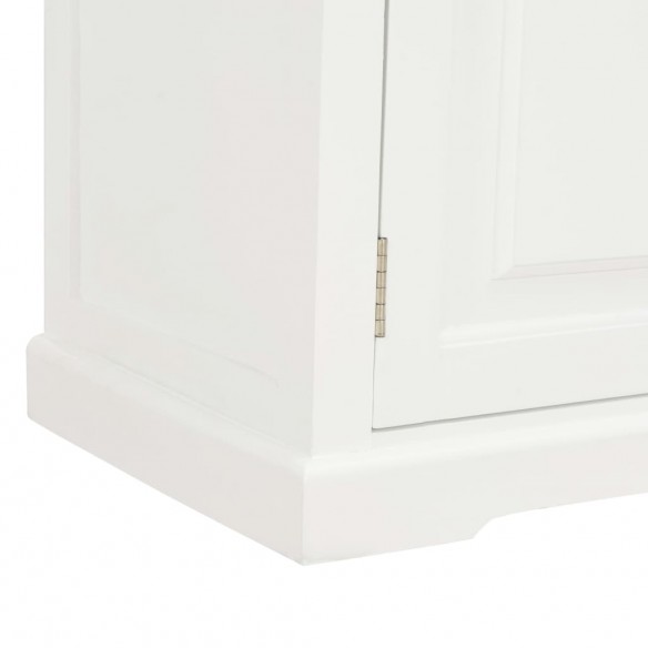 Meuble TV Blanc 90 x 30 x 40 cm Bois