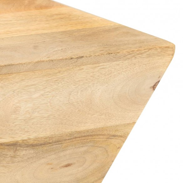 Table basse en forme de V 66x66x30 cm Bois de manguier massif