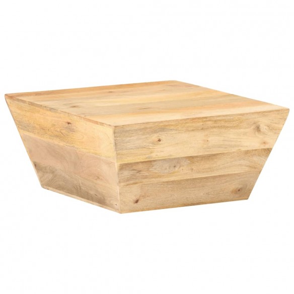 Table basse en forme de V 66x66x30 cm Bois de manguier massif