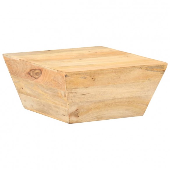 Table basse en forme de V 66x66x30 cm Bois de manguier massif