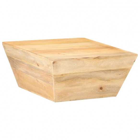 Table basse en forme de V 66x66x30 cm Bois de manguier massif