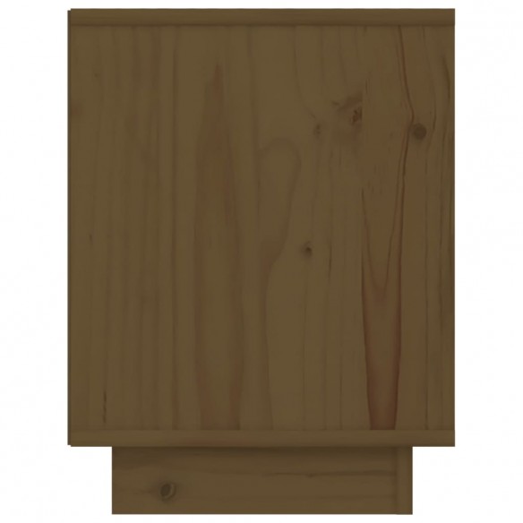 Table de chevet Marron miel 40x30x40 cm Bois de pin solide