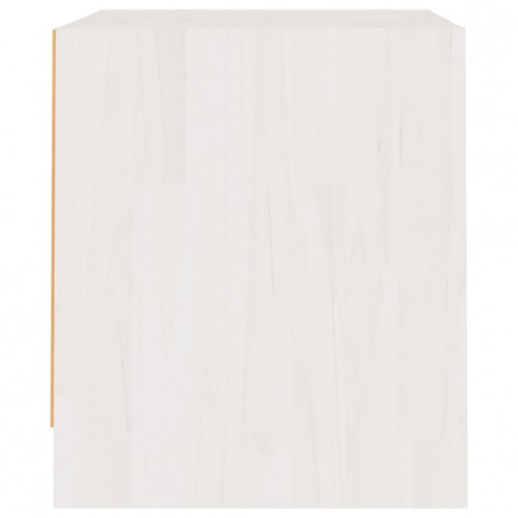 Tables de chevet 2 pcs Blanc 40x30,5x35,5 cm Bois de pin solide