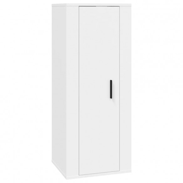 Ensemble de meubles TV 5 pcs Blanc Bois d'ingénierie