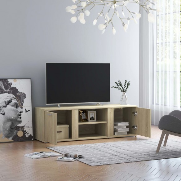 Meuble TV Chêne sonoma 120x34x37 cm Aggloméré