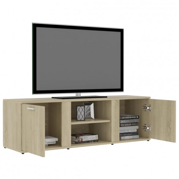 Meuble TV Chêne sonoma 120x34x37 cm Aggloméré