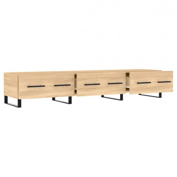 Meuble TV chêne sonoma 150x36x30 cm bois d'ingénierie