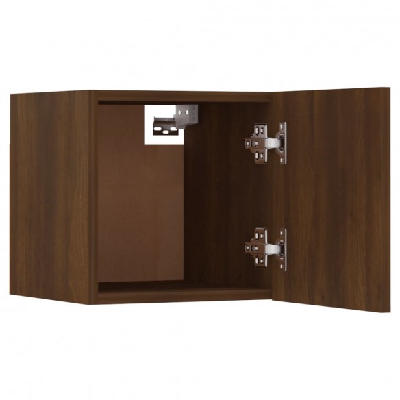 Meubles TV muraux 2 pcs Chêne marron 30,5x30x30 cm