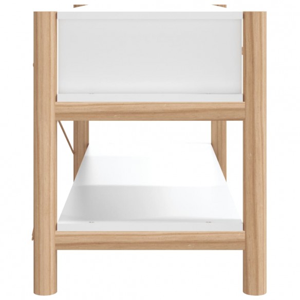 Meuble TV Blanc 82x38x45 cm Bois d'ingénierie