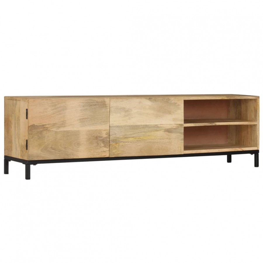 Meuble TV 145 x 30 x 41 cm Bois massif de manguier