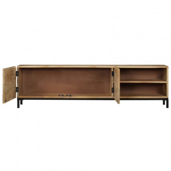 Meuble TV 145 x 30 x 41 cm Bois massif de manguier