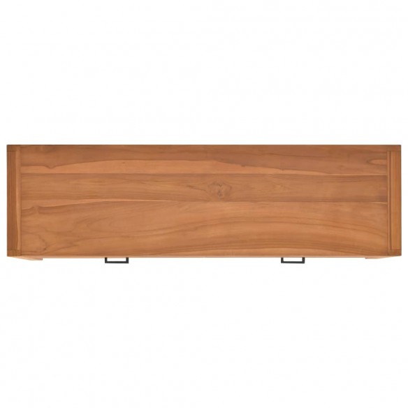 Meuble TV 120x40x45 cm Bois de teck solide