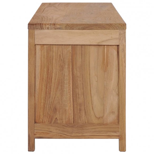 Meuble TV 115x30x40 cm Bois de teck massif