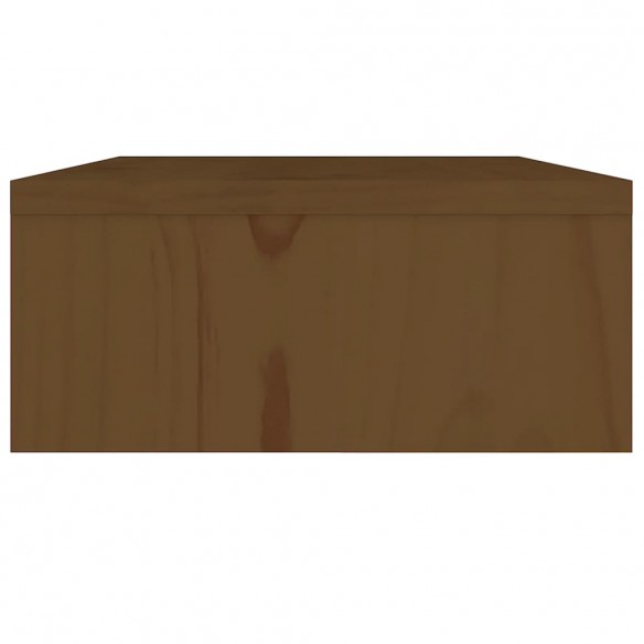 Support de moniteur Marron miel 80x24x10,5 cm Pin solide