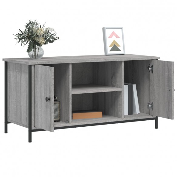 Meuble TV Sonoma gris 100x40x50 cm Bois d'ingénierie