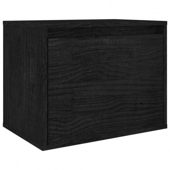 Meubles TV 3 pcs Noir Bois massif de pin