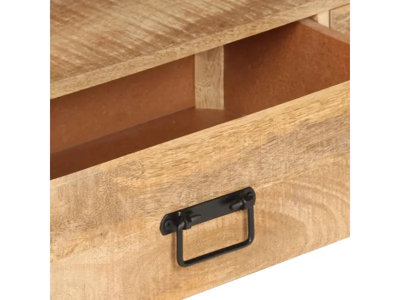 Meuble TV 150x30x45 cm Bois solide de manguier