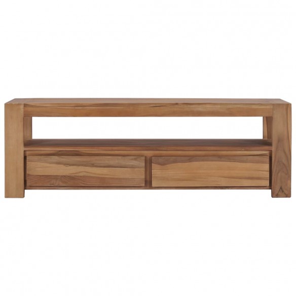 Meuble TV 120 x 30 x 40 cm Bois de teck massif