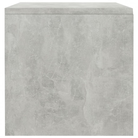 Table de chevet Gris béton 40 x 30 x 30 cm Aggloméré