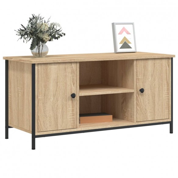 Meuble TV Chêne sonoma 100x40x50 cm Bois d'ingénierie