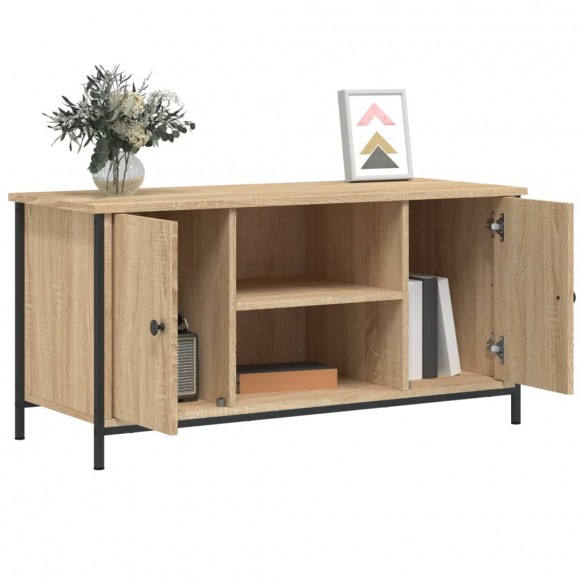 Meuble TV Chêne sonoma 100x40x50 cm Bois d'ingénierie