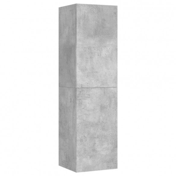 Ensemble de meuble TV 8 pcs Gris béton Aggloméré