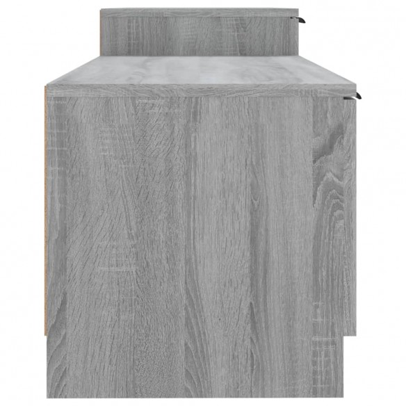 Meuble TV Sonoma gris 158,5x36x45 cm Bois d'ingénierie