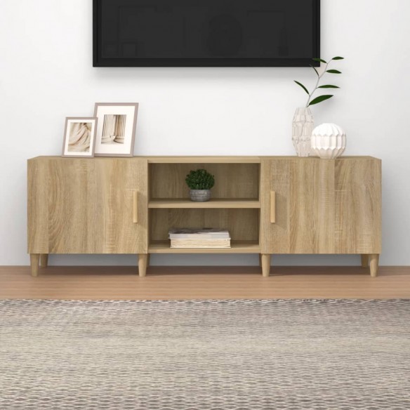 Meuble TV Chêne sonoma 150x30x50 cm Bois d'ingénierie