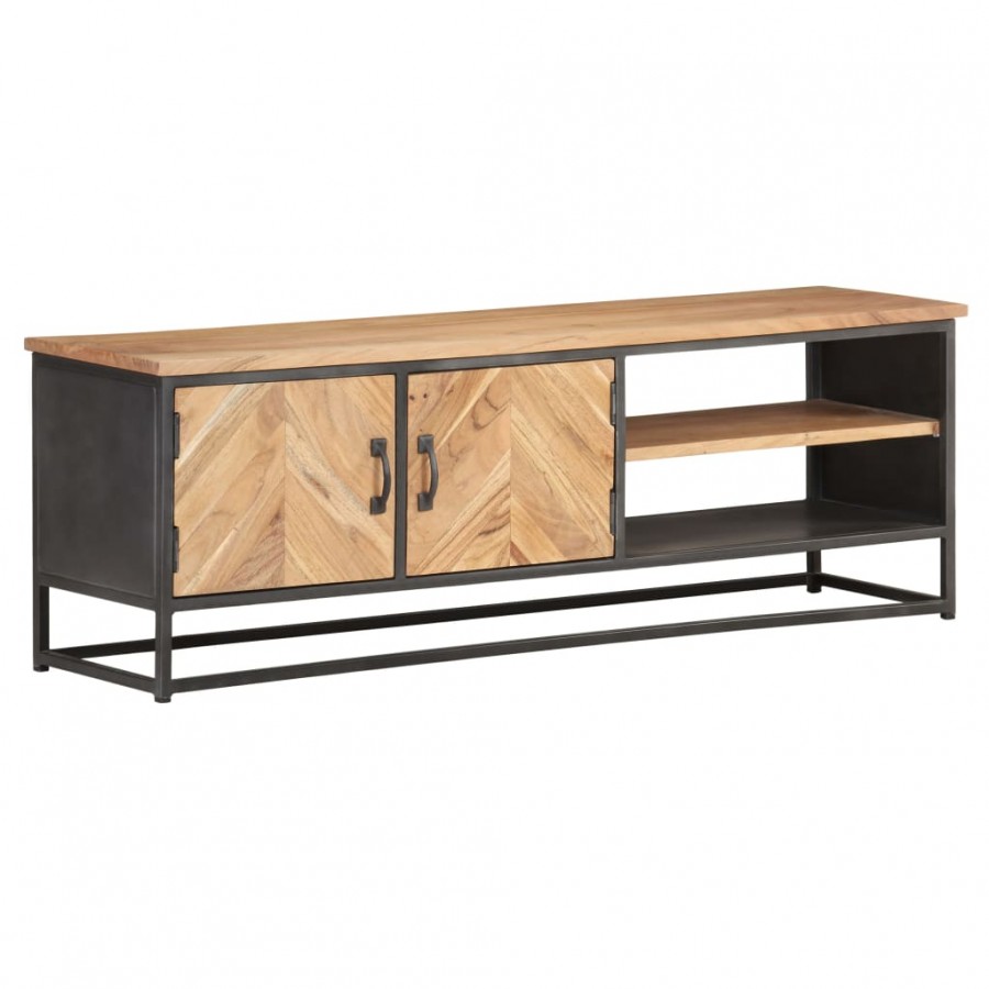 Meuble TV 120x30x40 cm Bois d'acacia massif