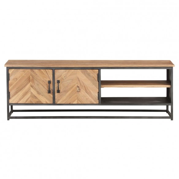 Meuble TV 120x30x40 cm Bois d'acacia massif