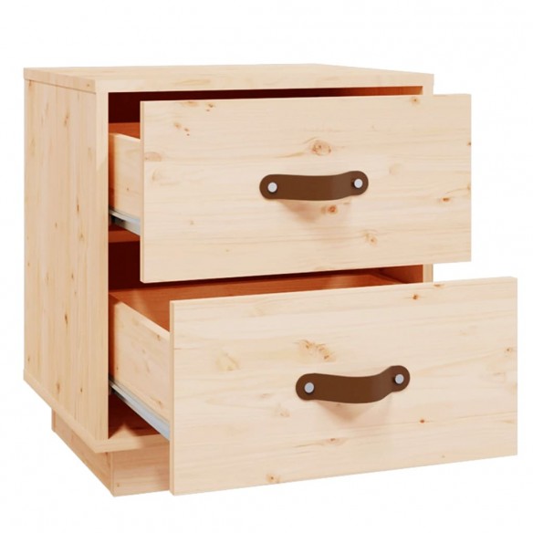 Tables de chevet 2 pcs 40x34x45 cm Bois de pin massif