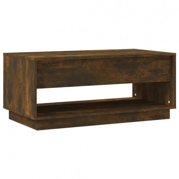 Table basse Chêne fumé 102,5x55x44 cm Aggloméré