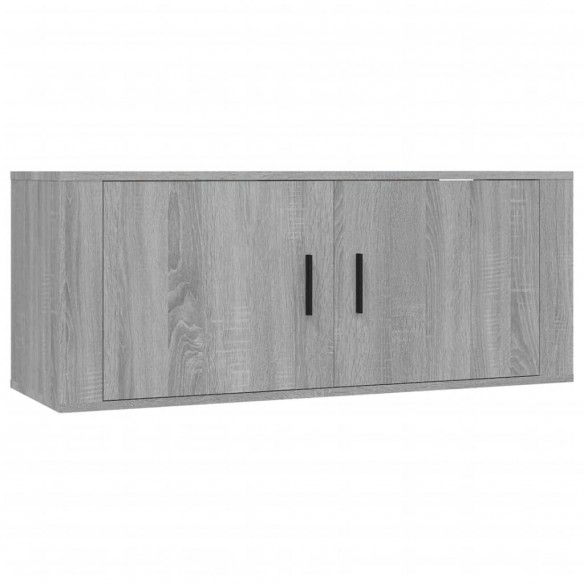 Ensemble de meubles TV 4 pcs Sonoma gris Bois d'ingénierie