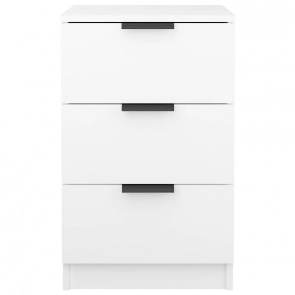 Tables de chevet 2 pcs Blanc 40x36x65 cm