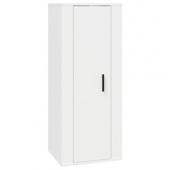 Ensemble de meubles TV 6 pcs Blanc Bois d'ingénierie