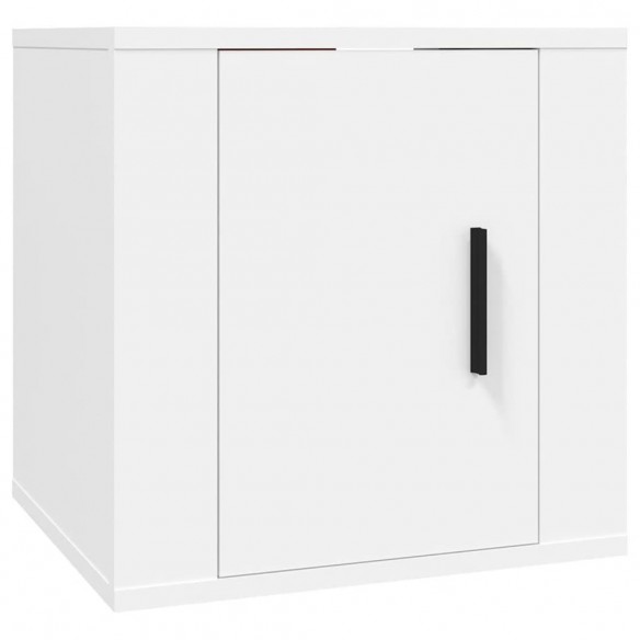 Ensemble de meubles TV 6 pcs Blanc Bois d'ingénierie