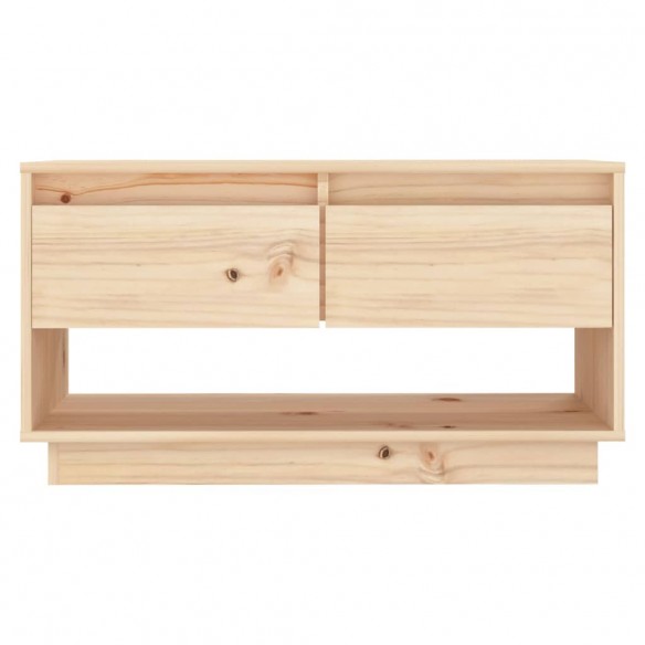 Meuble TV 74x34x40 cm Bois de pin massif