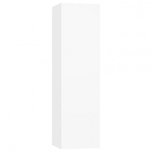 Ensemble de meubles TV 7 pcs Blanc Bois d'ingénierie