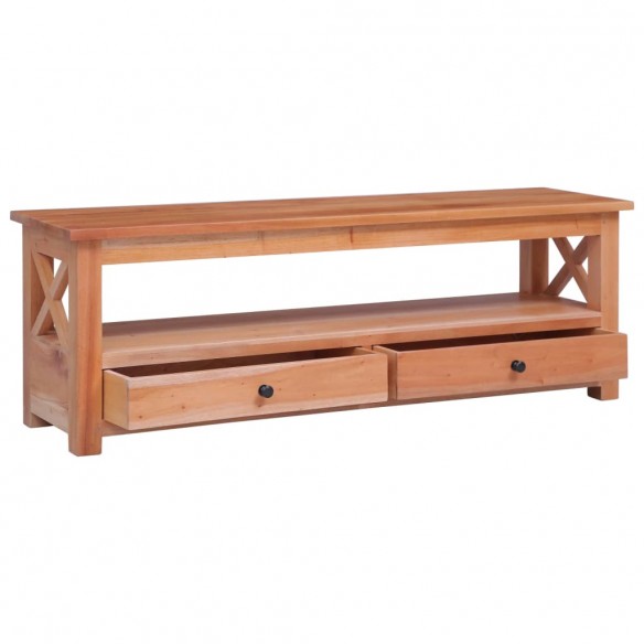 Meuble TV 120 x 30 x 40 cm Bois d'acajou massif