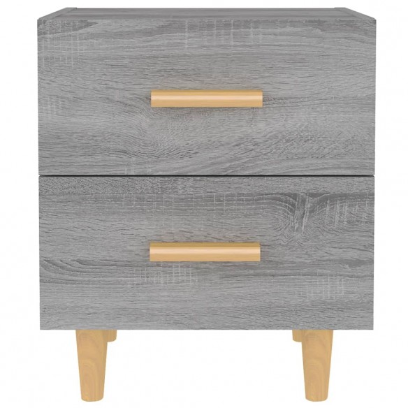 Table de chevet Sonoma gris 40x35x47,5 cm