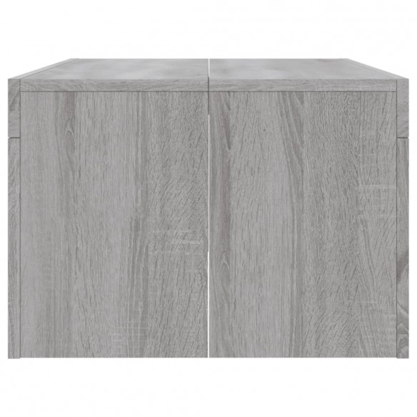 Table basse sonoma gris 102x50x36 cm bois d'ingénierie