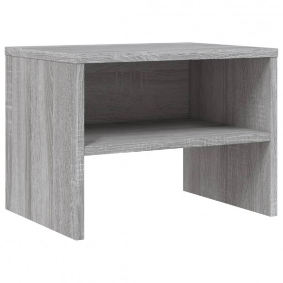 Tables de chevet 2 pcs Sonoma gris 40x30x30cm Bois d'ingénierie