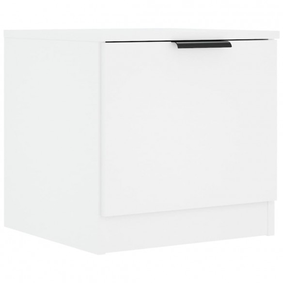 Tables de chevet 2 pcs Blanc 40x39x40 cm