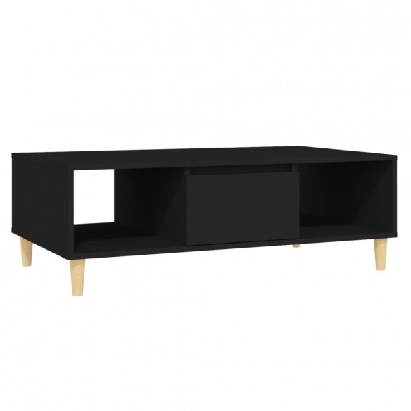 Table basse Noir 103,5x60x35 cm Aggloméré